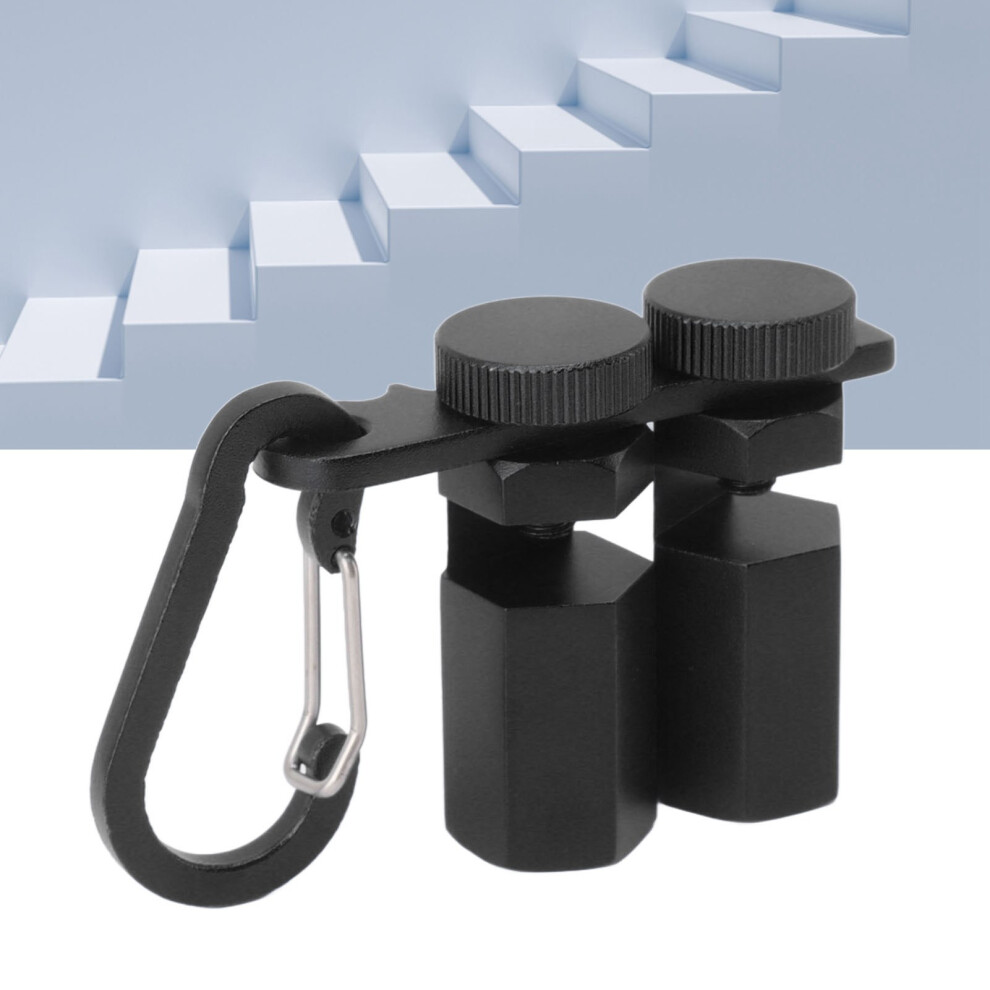 Stair Gauge Knob Aluminium Alloy Framing Square Stops Stair Gauge Knobs Stair Stringer Layout Tool Black 9421315355110