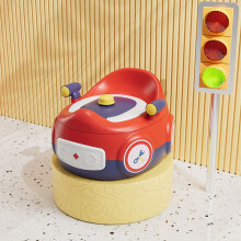 Children Toilet Multifunctional Soft Cushion Handle Guard Easy Clean Potty Training Seat for Kids Baby Boy Girls Red Blue
