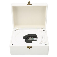 Bluetooth CD Player Support AUX USB Headphone Jack CD Record Player with Remote Control for Home Kids Adults Students White