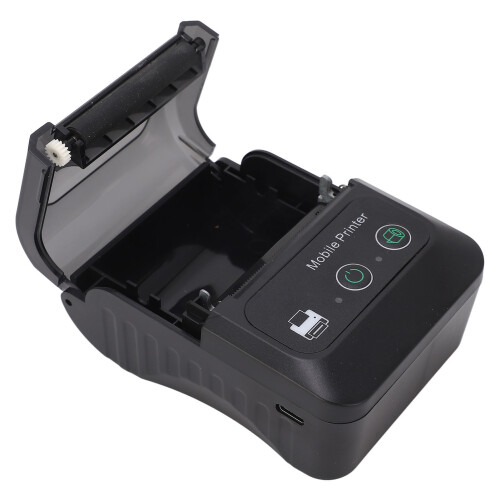 58mm Portable Mini Thermal QR Code Printer 2in Cordless USB Receipt Ticket Thermal Printer for Android