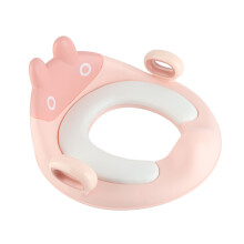Kids Potty Seat Soft Splatter Proof Prevent Slip Baby Potty Training Seat with Handles for Boys Girls Pink