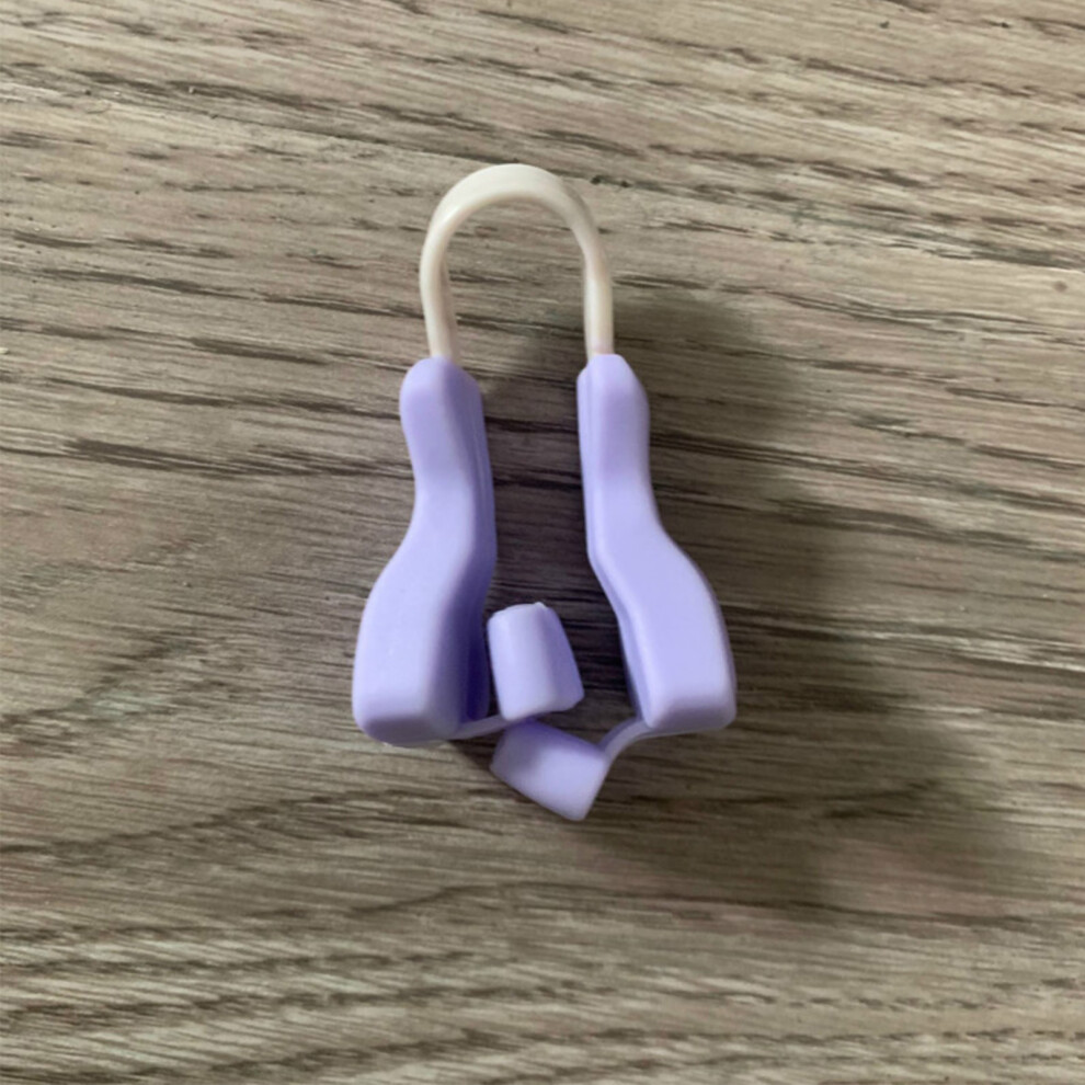 Purple Nose Bridge Shaper Lifting Straightening Soft Silicone Nose Bridge Corrector Device For Night