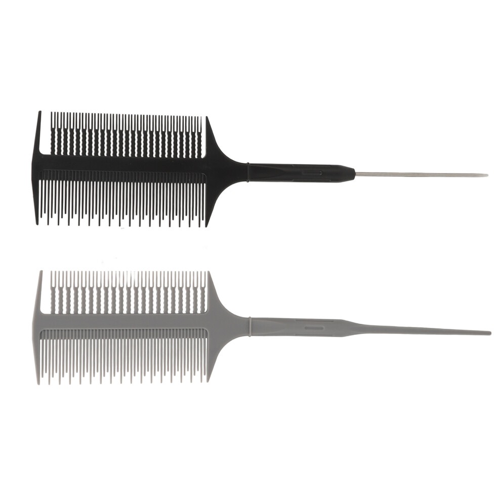 Highlighter Comb Dyeing Double Side Hair Sectioning Comb Kit for Barber Hair Styling