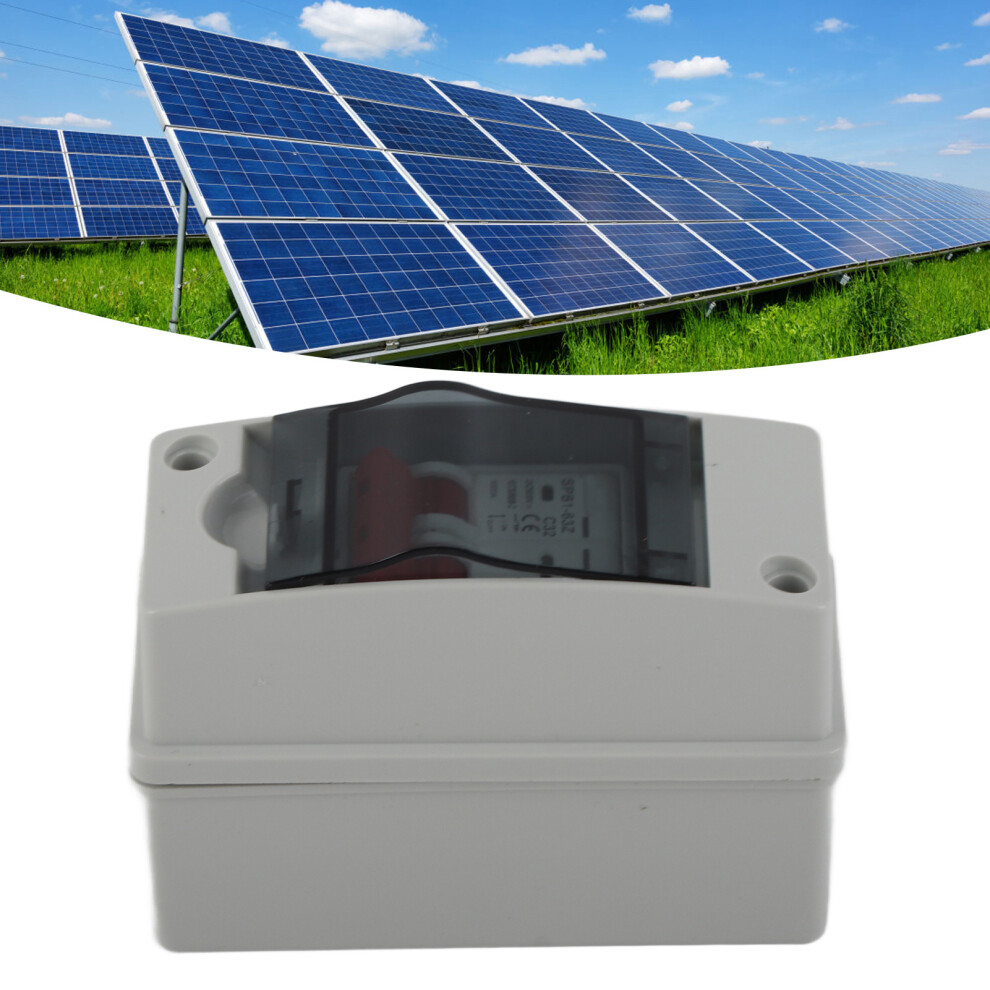 Pv Solar Disconnect Switch Photovoltaic Circuit Isolator Miniature Rv Breaker Box Dc500v Ip65 Waterproof 20A 7891315379980
