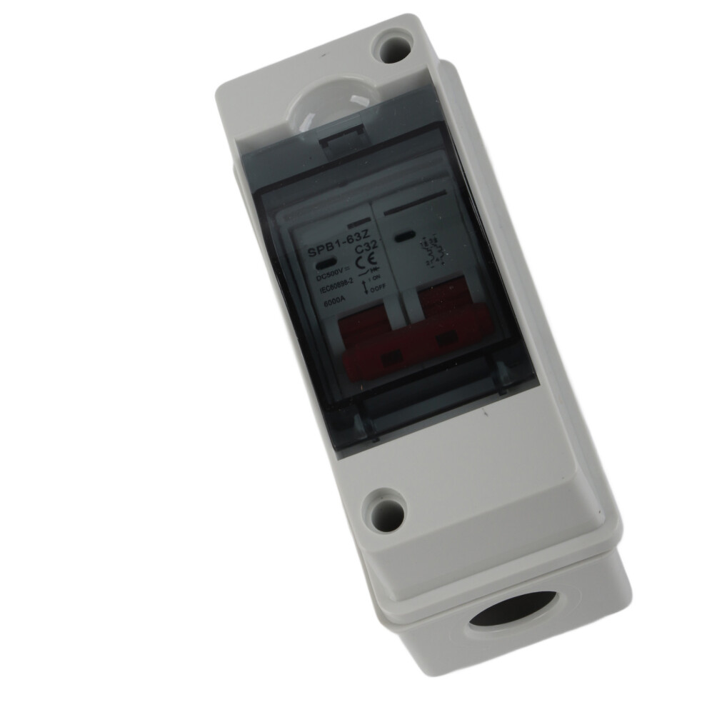 Pv Solar Disconnect Switch Photovoltaic Circuit Isolator Miniature Rv Breaker Box Dc500v Ip65 Waterproof 32A 5001315379916