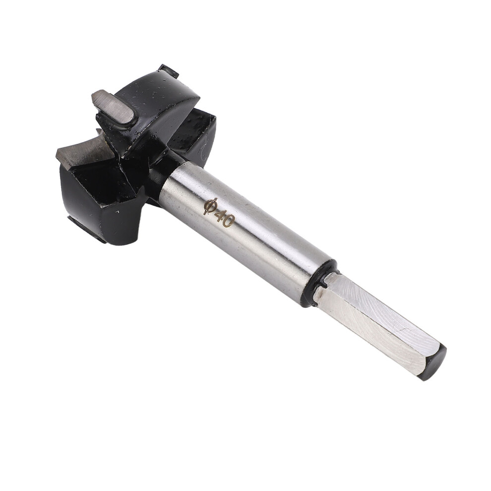 Forstner Drill Bit 3 Flute 40Mm Cemented Carbide Hole Opener Bit For Woodworking 6931315380225