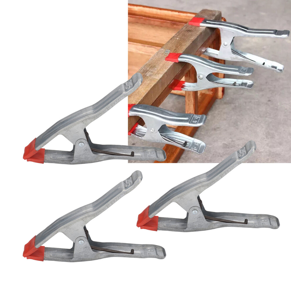 3Pcs 9 Inch Spring Clamps Iron Galvanizing A Shape Woodworking Clip For Water Pipe Wooden Board 3481315380112