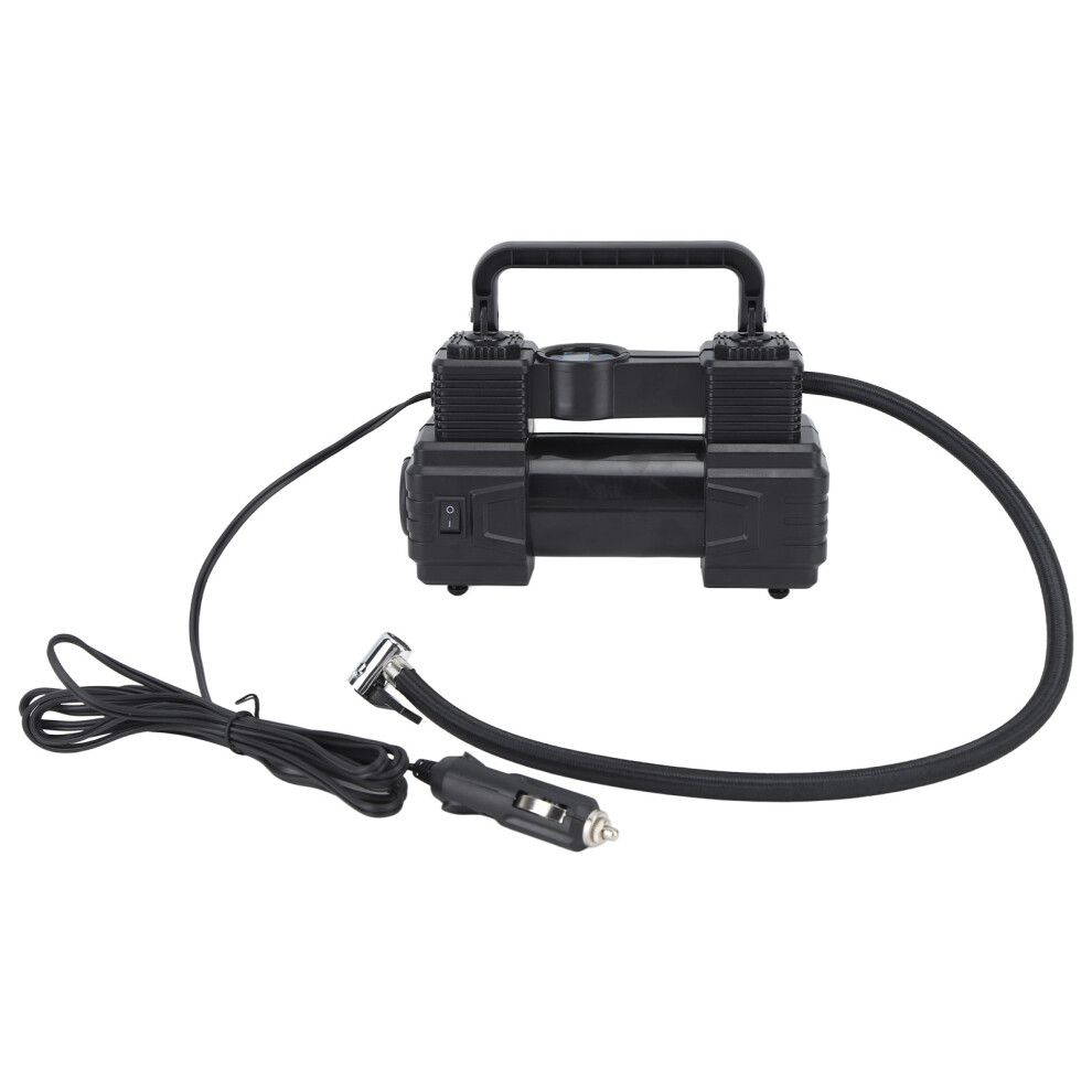 Tire Inflator Heavy Duty Dual Cylinder Air Compressor Pump With Led Work For Truck 12V 120Psi Light 8101315381340