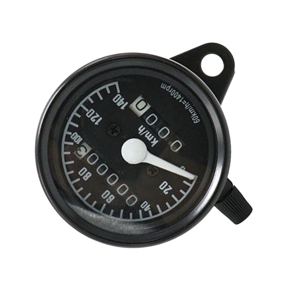 Universal Motorcycle Speedometer 12V 0 To 140Km/H Retro Odometer Modification Accessory 4601315382667