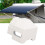 RV Awning End Plug White Solid Aluminum Durable Easy Installation Replacement for Sunchaser II 15