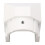 RV Awning End Plug White Solid Aluminum Durable Easy Installation Replacement for Sunchaser II 6