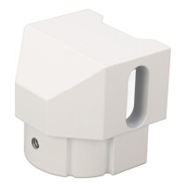 RV Awning End Plug White Solid Aluminum Durable Easy Installation Replacement for Sunchaser II