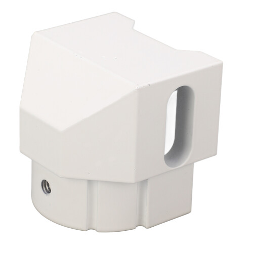 RV Awning End Plug White Solid Aluminum Durable Easy Installation Replacement for Sunchaser II