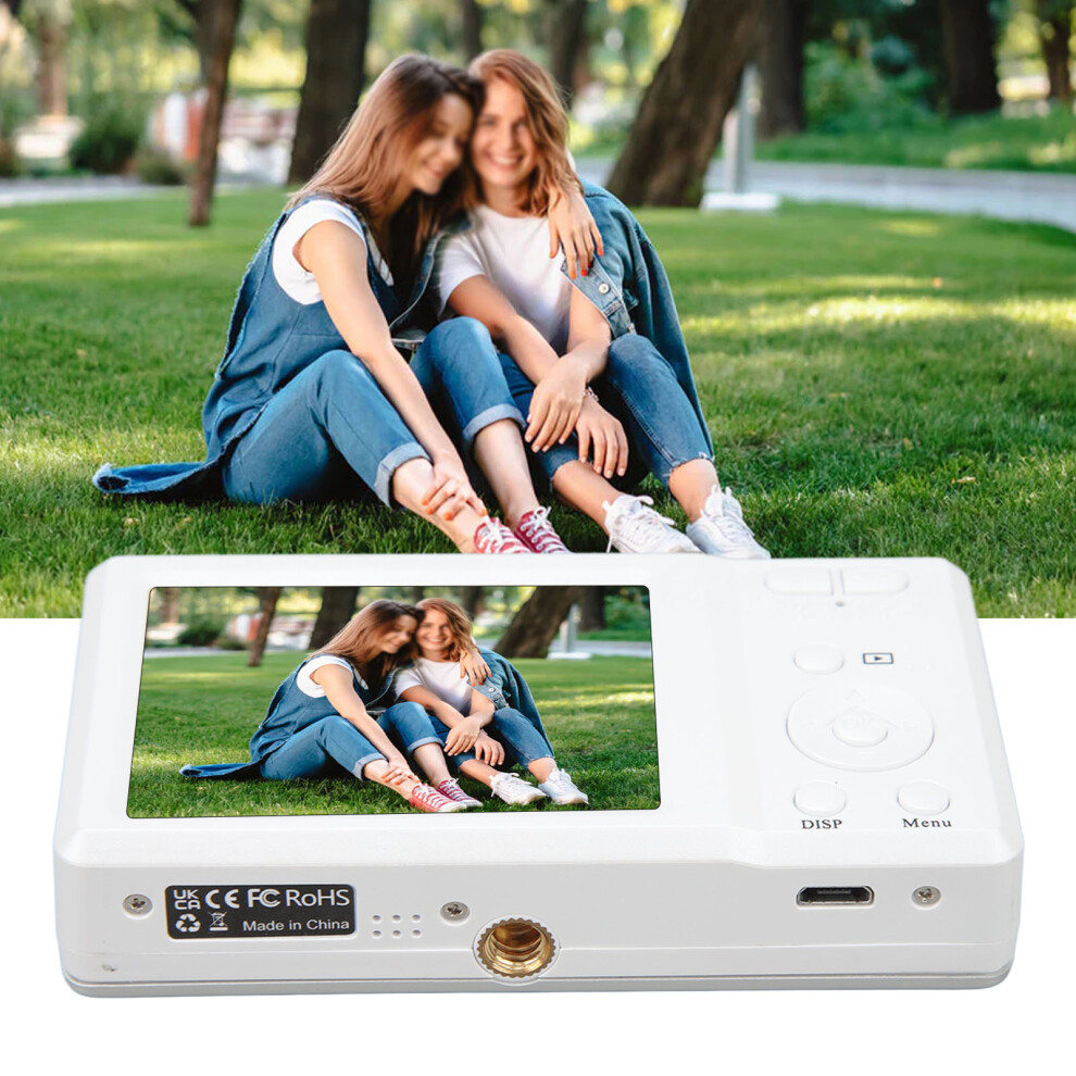 56Mp 4K Digital Camera 2.7Inch 20X Digital Zoom Autofocus Small Camera With Built In Flash Silver 4251315383708
