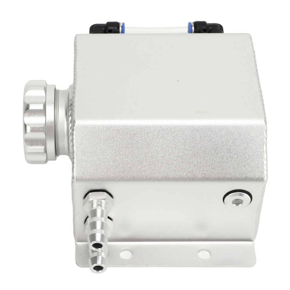 Universal Engine Coolant Expansion Tank 1L Aluminum Alloy Overflow Reservoir Bottle Tank Sliver 4681315383932