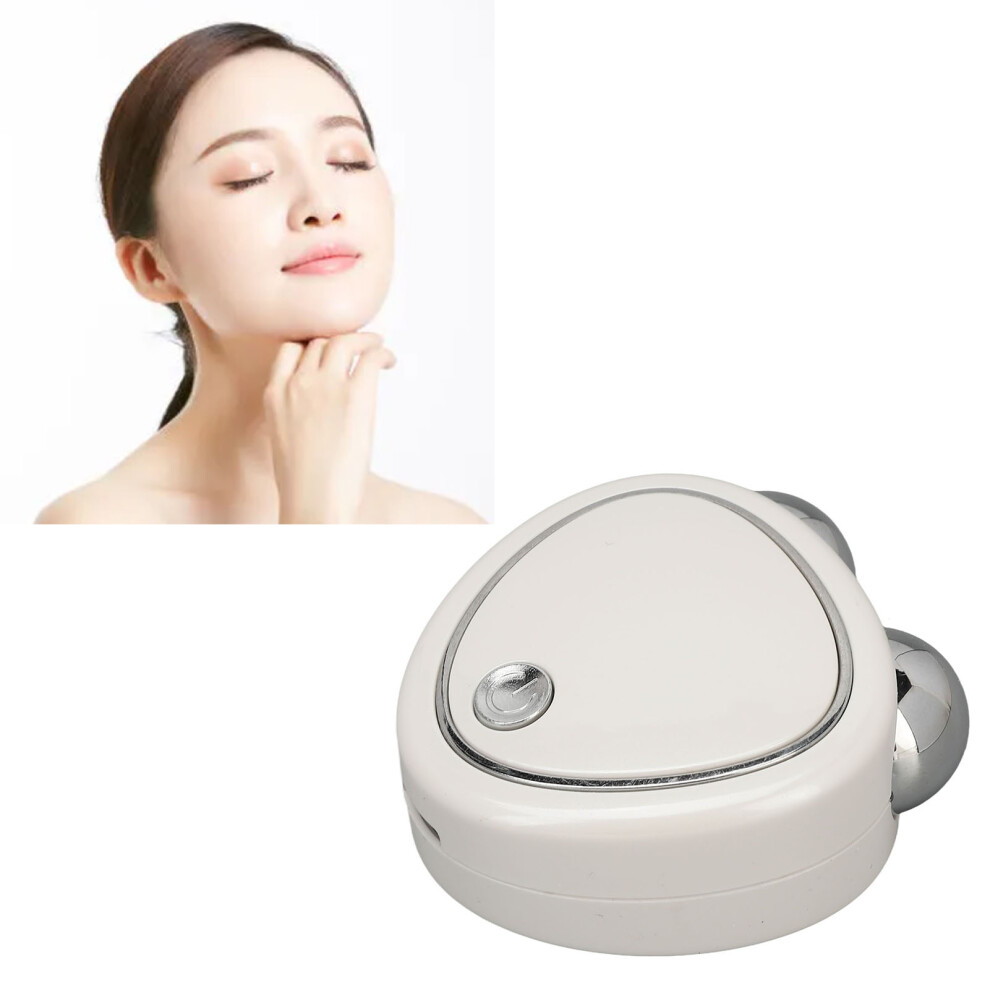 White Microcurrent Facial Device Skin Tightening Wrinkle Removal Face Lift Sculpting Device