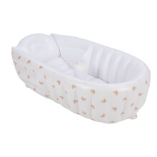 Inflatable Baby Bathtub Newborn Folding Toddler Bath Tub Portable Baby Shower Seat with Built in Air Pump Type C