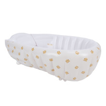 Inflatable Baby Bathtub Newborn Folding Toddler Bath Tub Portable Baby Shower Seat with Built in Air Pump Type B