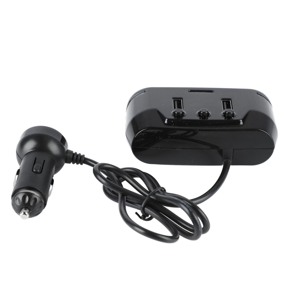 Dc12v To 24V Cigarette Lighter Adapter Durable Long Lasting 3 Socket Cigarette Lighter Splitter For Car 8441315392794