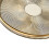 Round Handled Tray in Amber Gold 6