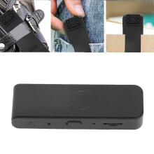 Mini Body Camera Multifunction 1080P HD Infrared Night Vision Back Clip Wearable Camera for Meeting Class Travel