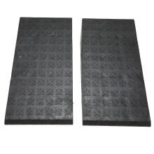 1 Set Starting Block Pedals with Skid Resistance Stripe Thicker Starting Block Plastic Pedals for Sports Training Competitions