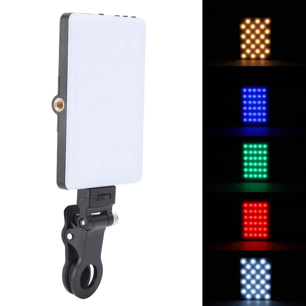 Full Color Fill 2000 Mah Led Fullcolor Rgb Rechargeable Full Color Fill With Clip For Vlogging Video Conference Light 9481315402115