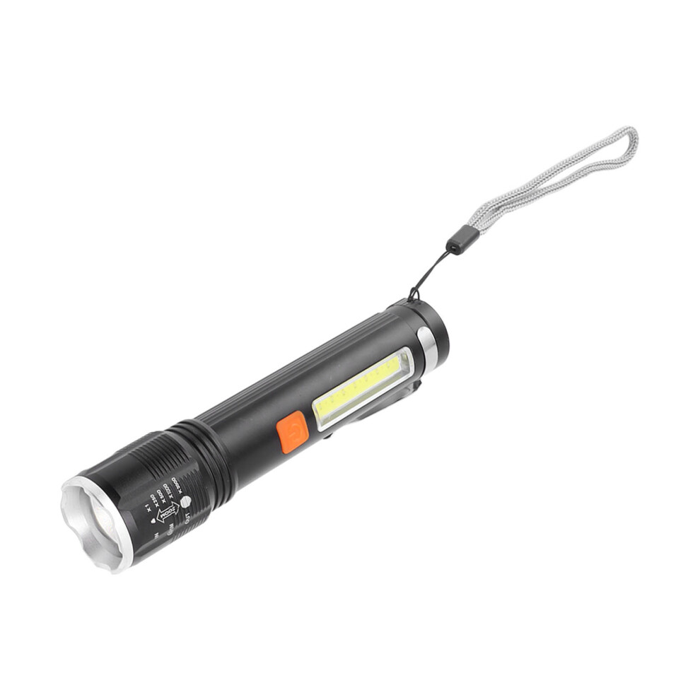 P50 LED Flashlight USB Rechargeable LED Flashlight Super Bright COB Work Flashlight for Traveling Camping Walking