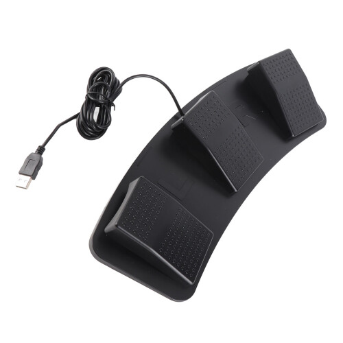 Foot Switch with USB Interface Cable 3 Position Electric Pedal Switch Computer Connection Part