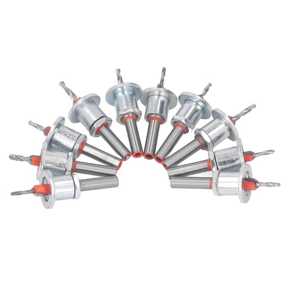 10PCS Countersink Drill Bits Adjustable Stop Tapered Countersink Bit for Wood Plastic Soft Metal-image-OPC-PHR7BCR-NEW