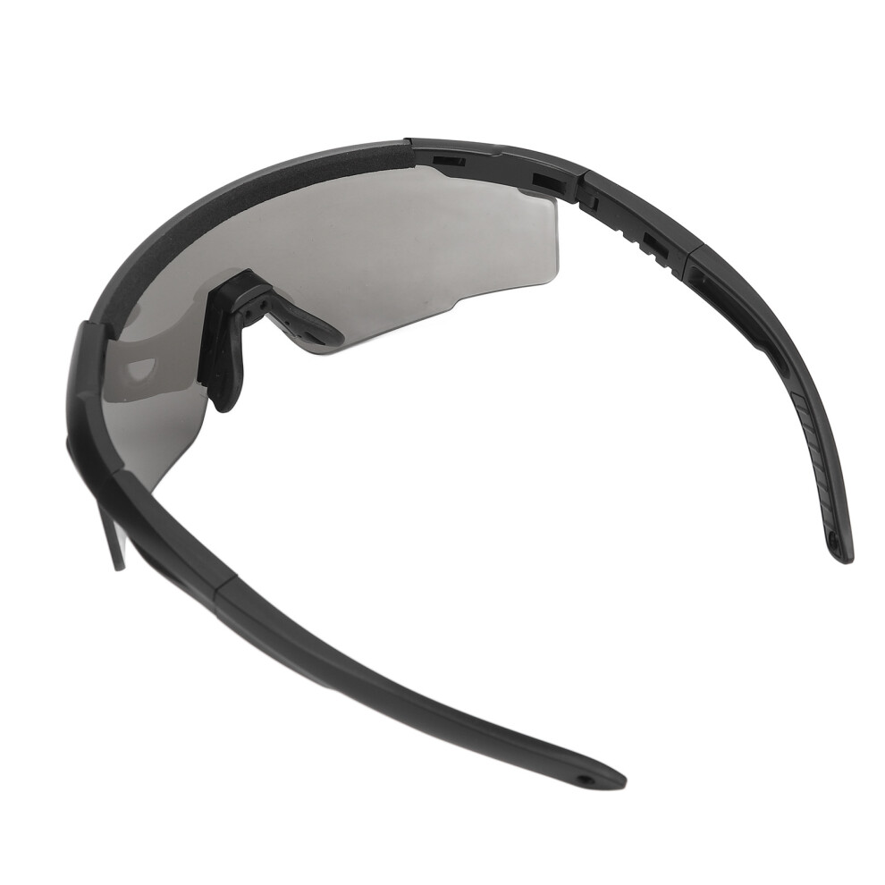 Shooting Safety Glasses Prevent Fog Eye Protection Glasses With Nearsighted Glasses Frame For Riding Skiing Black 7681315420771