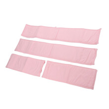 Toddlers Bed Rail Guard Soft Reinforced Collision Resistance Security Protection Safety Baby Crib Guardrails Pink