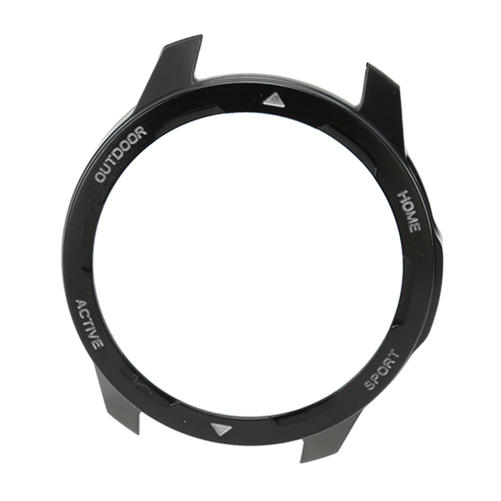 Smart Watch Tpu Bumper Case Scratch Resistant Protective Cover Accessory Fit For Mi Watch Color 2 White Letter On Black White,Black 7671315424558