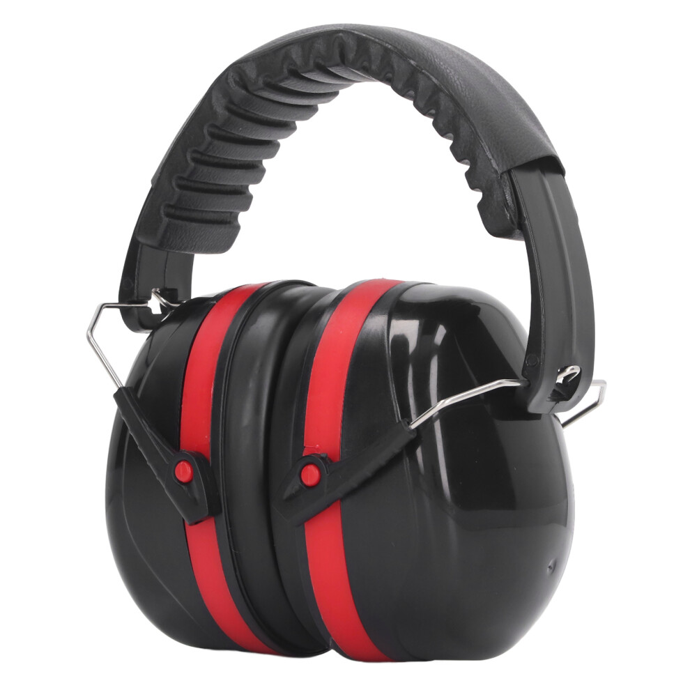 Baby Noise Cancelling Headphones 360 Degree Rotatable Adjustable Ear Hearing Protection Headphones for Airplane Red Black