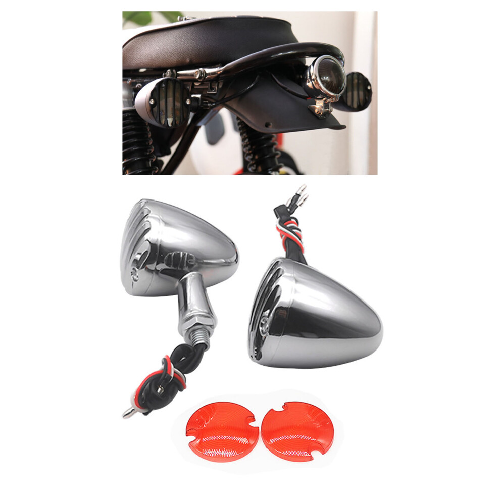Front Turn Signal Lamp Waterproof High Brightness Durable Impact Resistant Led Turn Signals For Motorcycle Electroplating 4691315427536