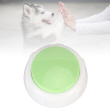 Dog Communication Buttons Educational Recordable Dog Talking Button Pet Training Buzzer for 30 Second Voice Recording Green