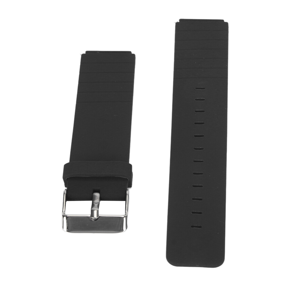 Replacement Wristband Adjustable Soft Quick Release Accessory Watch Wristband Strap For T1 Black 7891315427872