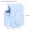 Mini Instant Camera Protective Bag PU Camera Case With Adjustable Shoulder Strap For Fujifilm Instax Mini 12 Camera Blue 2