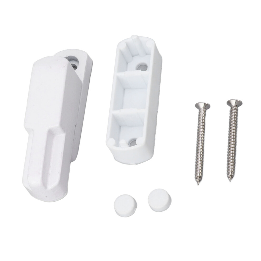 Window Sash Lock Aluminum Alloy T Type Sliding Window Latch Child Proof Safety Lock For Home Security White 4971315429052