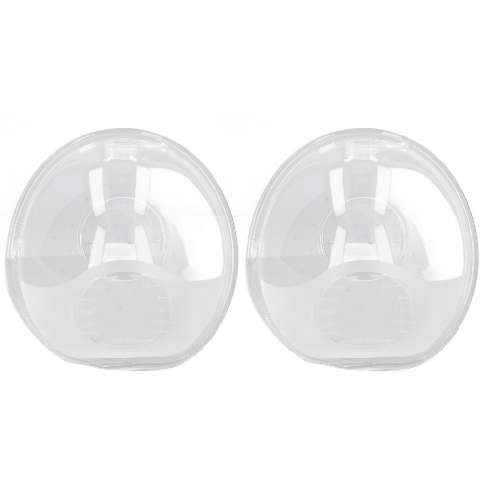 2PCS Wearable Breast Milk Collector Reusable Leak Proof Silicone Nipple Breast Nursing Cup for Mothers