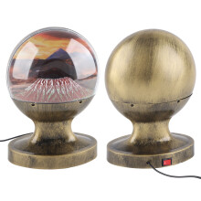 Volcano Landscape Lamp Retro Clear Surface Texture Volcano Lava Lamp Decor Scientific Educational Toy