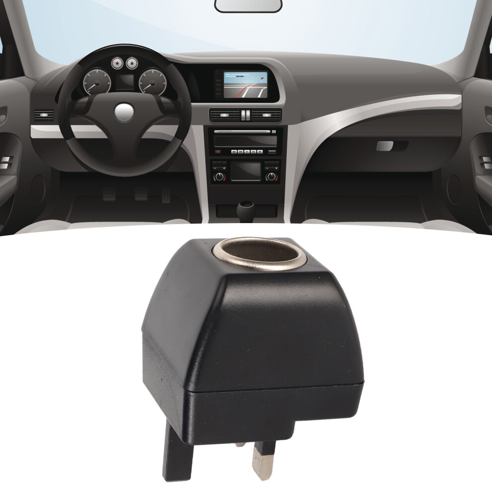 Power Supply Adapter Ac 100Â240V To Dc 12V 1.5A Cigar Lighter Converter For Charging Uk Plug 4071315437252