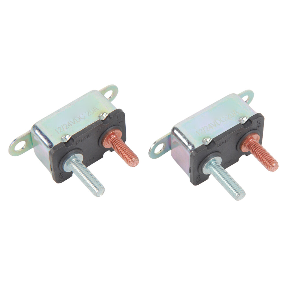 Auto Reset Circuit Breaker 12V 24V Stud Bolt Circuit Breaker For Automotive Ship 20A 9381315441070
