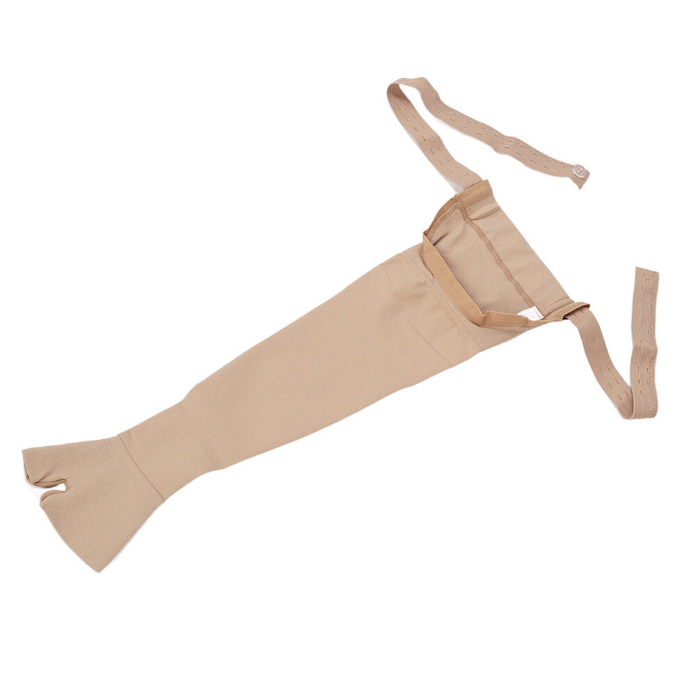 Lymphedema Arm Sleeve Soft Nylon High Elasticity Breathable Portable Post Mastectomy Arm Sleeve for Recovery Right Arm L