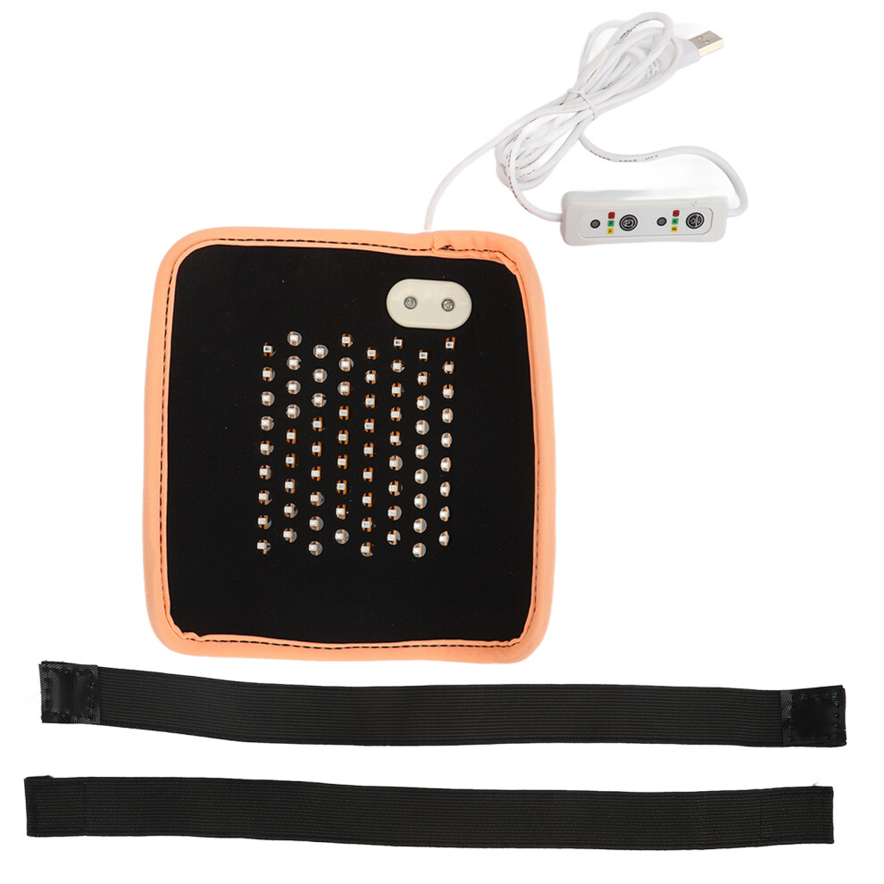 Light/Orange 72 Chips Prostate Physiotherapy Pad Infrared Promote Circulation Treatment Pad For Belly Waist Neck