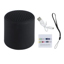 Mini Wireless Bluetooth Speaker Smart USB Rechargeable 400mah Waterproof Portable Speaker for Indoor Outdoor Black