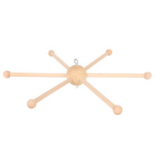 BABY GITTERMOBILE HOLZKUGEL/SECHSBEINIG WEGEKLANG & BETTDEKO AU