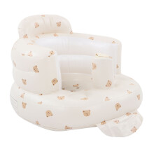 Baby Inflatable Seat Folding Toddler Seat Harmless Bath Chair Aerated Baby Seat Adjustable Chair