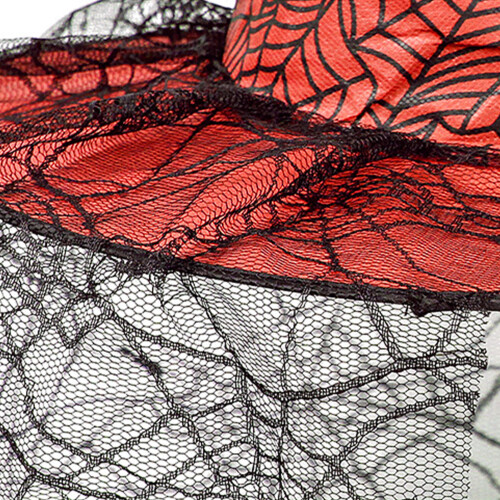 Halloween Hat Party Dance Witch Net Decorative Props Pointy Corner Wizard Witch Hat 2