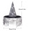 Halloween Hat Party Dance Witch Net Decorative Props Pointy Corner Wizard Witch Hat 5